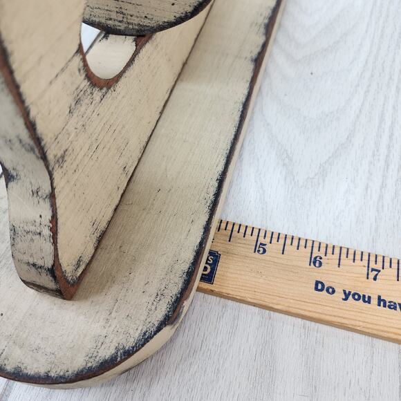 Homemade 15" Privative Wall Sconce Wood Taper Candle Gray Distressed Farmhouse - Picture 8 of 8